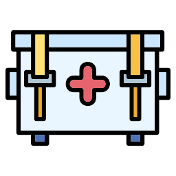 First aid kit icon