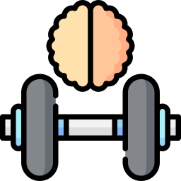 hersenen fitheid icoon