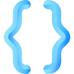 Curly brackets icon