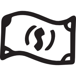 billet d'un dollar Icône