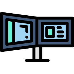 doppio schermo icona