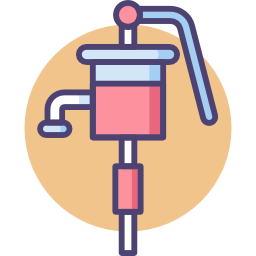 Hand pump icon