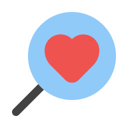 Search love icon