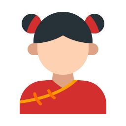 Chinese woman icon