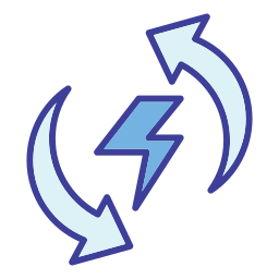 Energy conversion icon