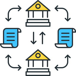 Distributed ledger icon