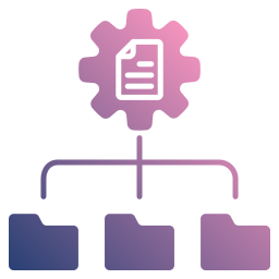 gestion de données Icône