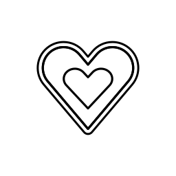 corazones icono
