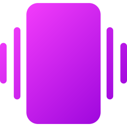 vibración móvil icono