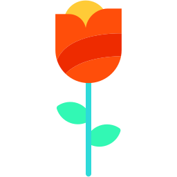 rosa icona