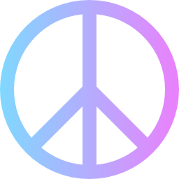 Peace symbol icon