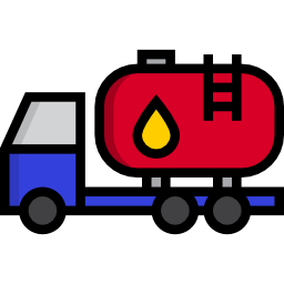 camión de aceite icono