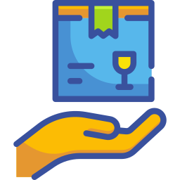 Hand box icon