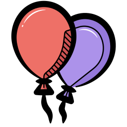 balões de ar Ícone