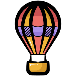 pallone dirigibile icona