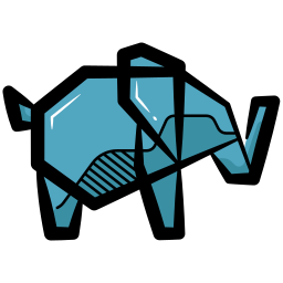 animales de origami icono