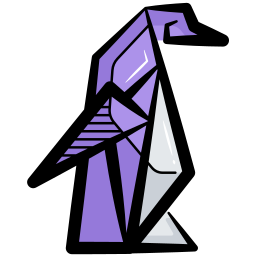 Origami craft icon