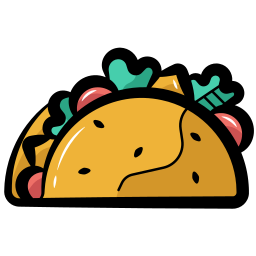 tortilla-omslag icoon