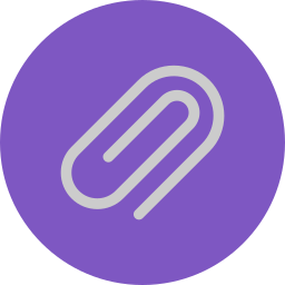 Paper clip icon