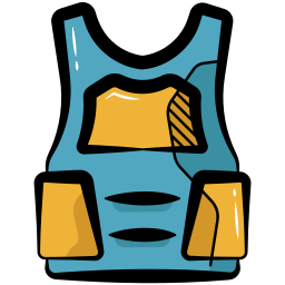 Military vest icon