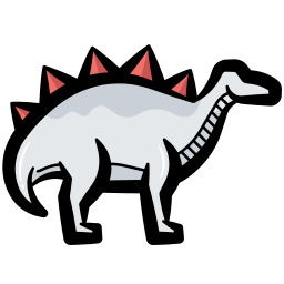 Herbivorous dinosaur icon