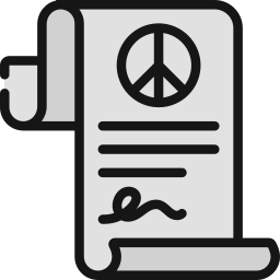 tratado de paz icono
