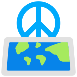 pace nel mondo icona