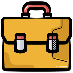 Office handbag icon