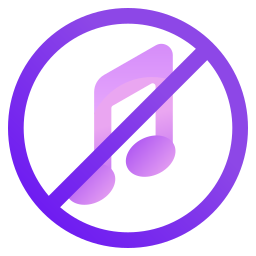 sonido prohibido icono