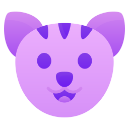 Кошка животное иконка