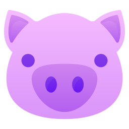 Pig farm icon