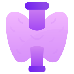 glándula tiroides icono