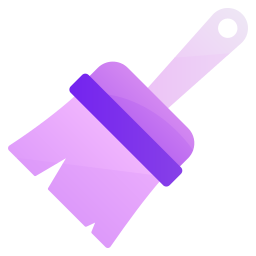 Flat paintbrush icon