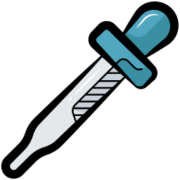 Chemical dropper icon