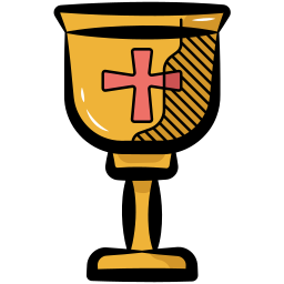 Holy grail cup icon