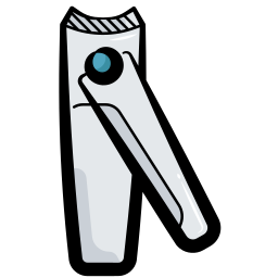 Fingernail scissor icon