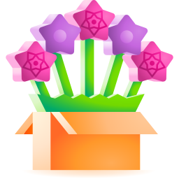 Bouquet of flowers icon