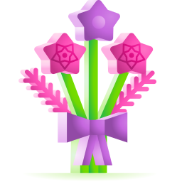 Букет цветов иконка