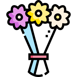 Flower bouquet icon