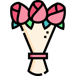 Flower bouquet icon