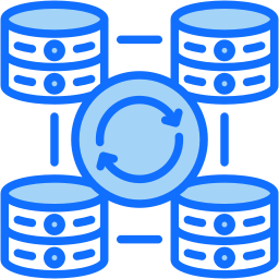 sincronización de datos icono