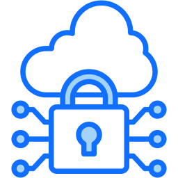 Cloud security icon