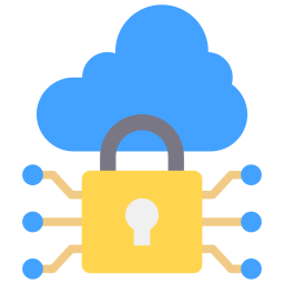 Cloud security icon