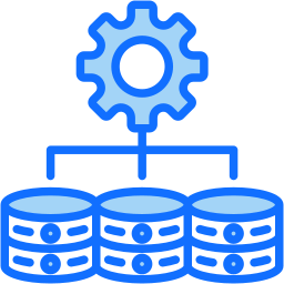 organización de datos icono