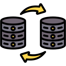 data overdracht icoon