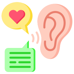 soziales zuhören icon