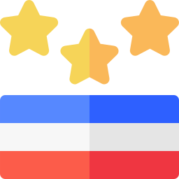 Stars and stripes icon
