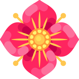 aziatische bloemen icoon