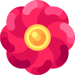 Asian flowers icon