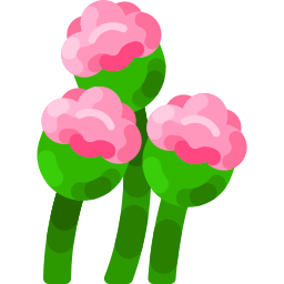 Asian flowers icon